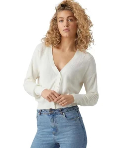 Vero Moda Strickjacke New Lexsun in Weiß