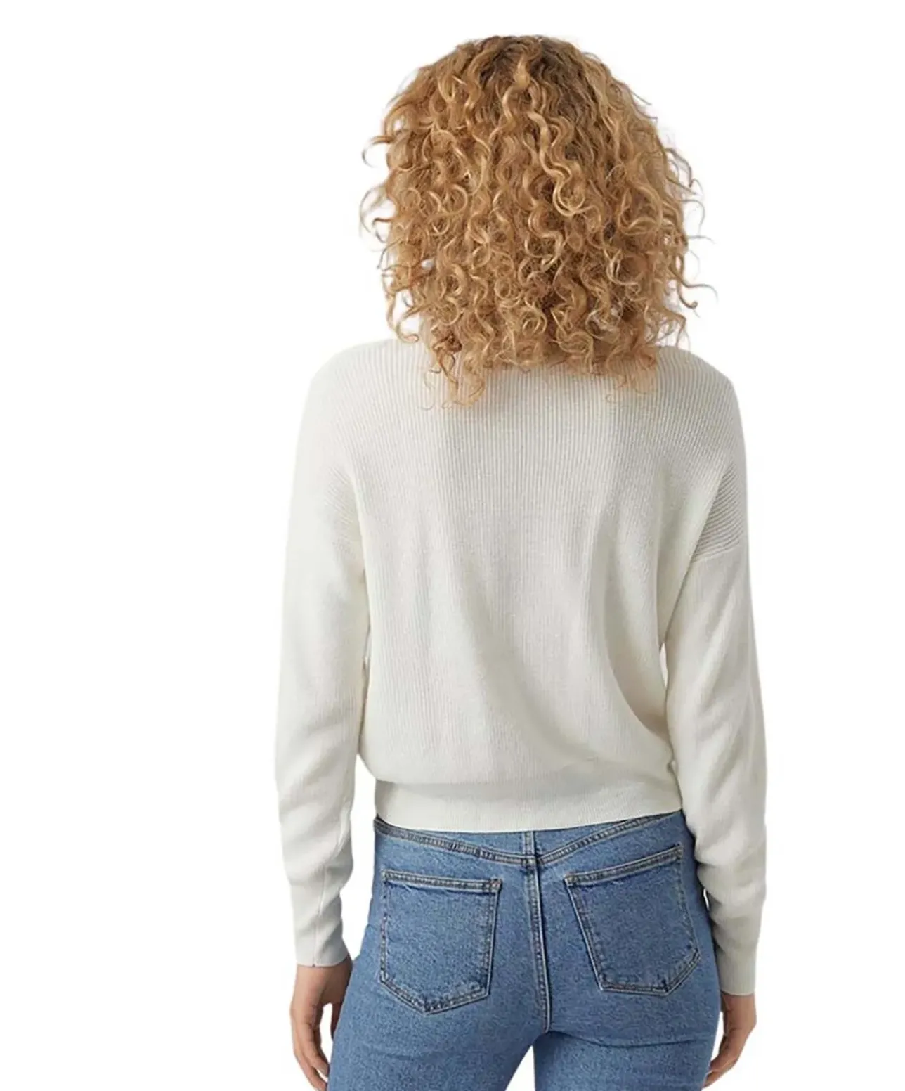 Vero Moda Strickjacke New Lexsun in Weiß
