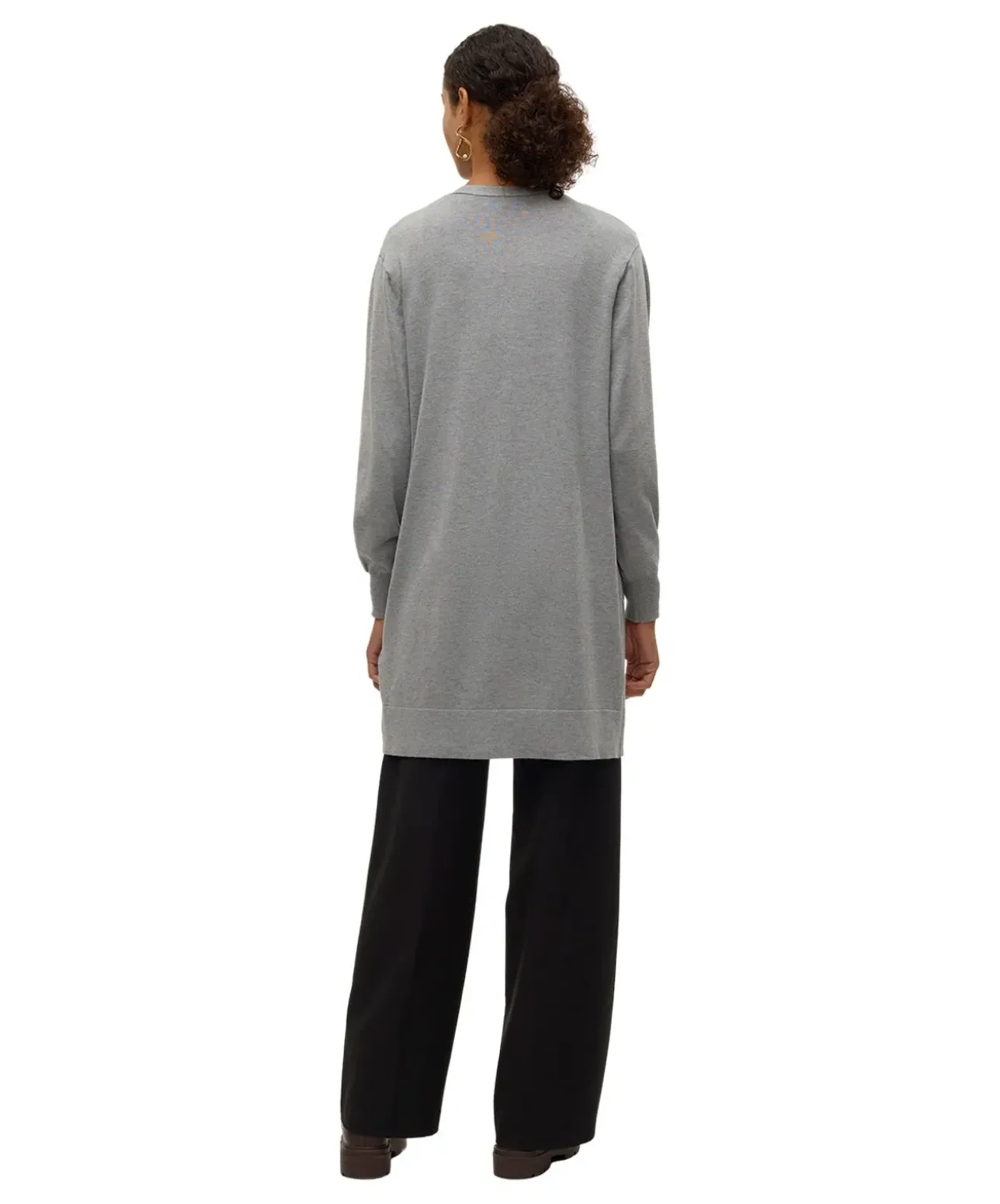 Vero Moda Strickjacke Silje in meliertem Grau