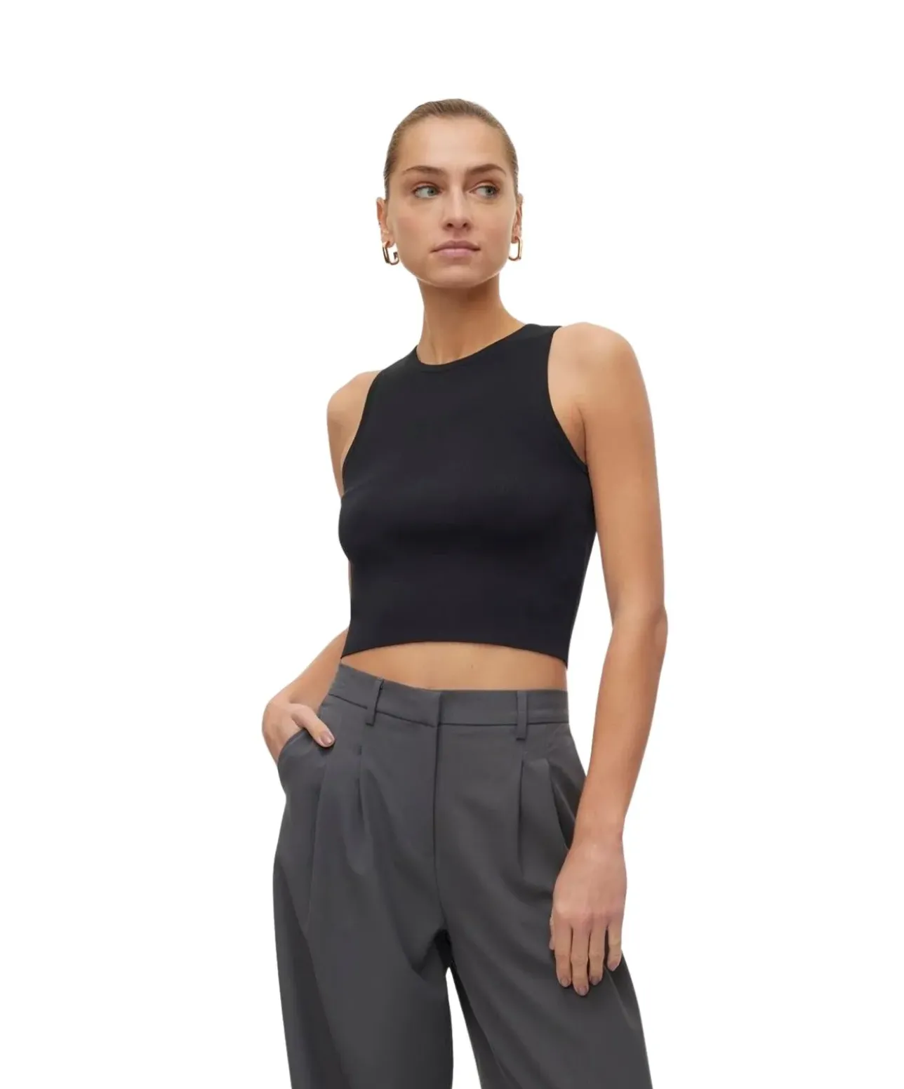 Vero Moda Strickpullover Ginny in Schwarz