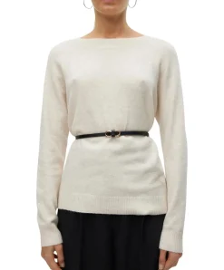 Vero Moda Strickpullover Damen Doffy mit Ripp