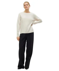 Vero Moda Strickpullover Damen Doffy mit Ripp
