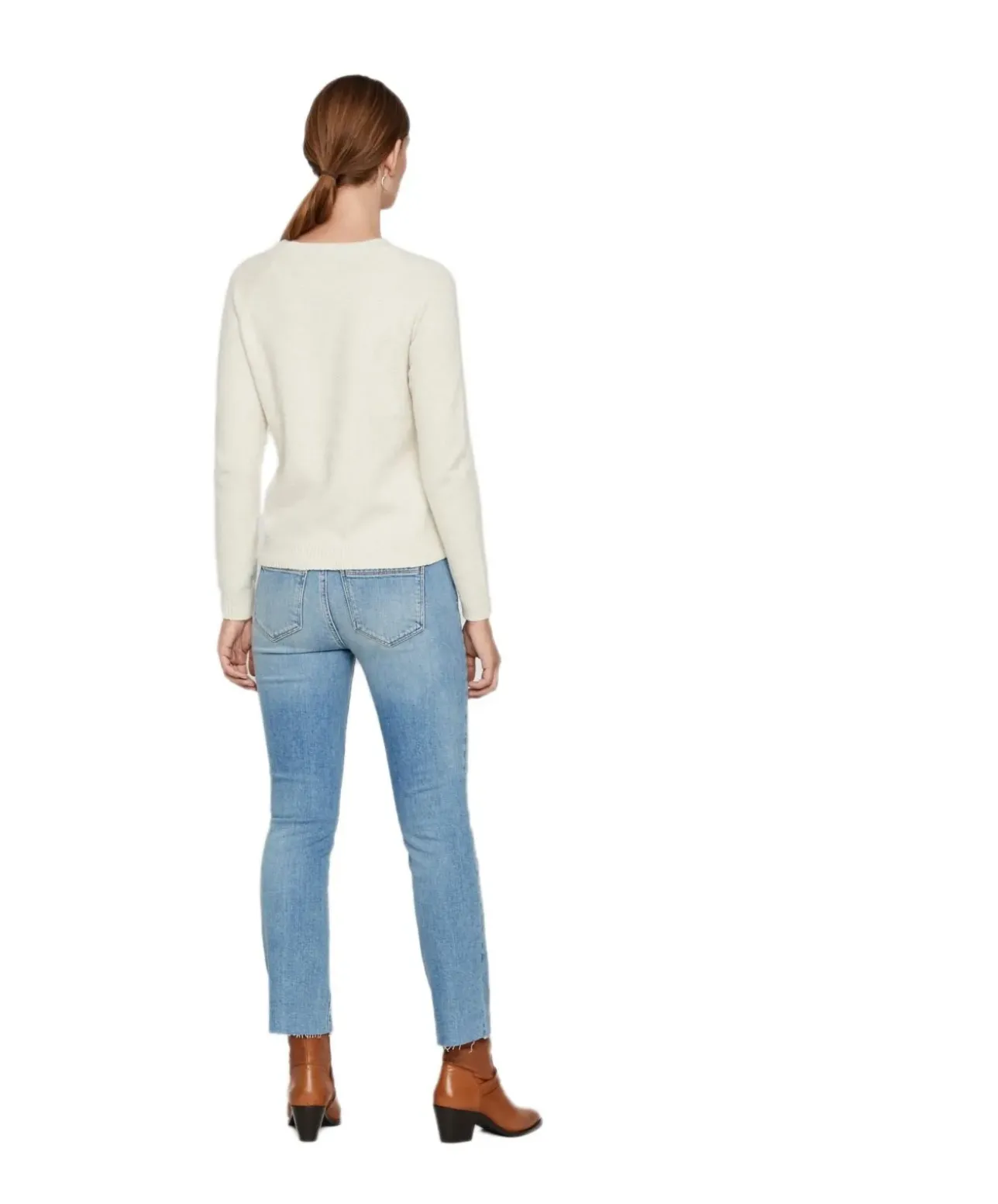 Vero Moda Strickpullover Damen Doffy mit Ripp