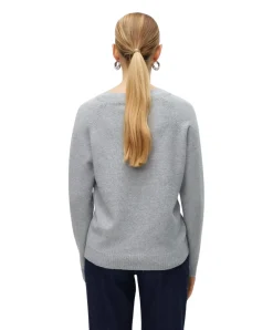 Vero Moda Strickpullover Doffy in Grau