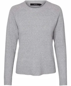 Vero Moda Strickpullover Doffy in Grau