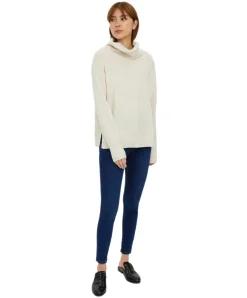 Vero Moda Strickpullover Doffy mit Rollkragen in Beige