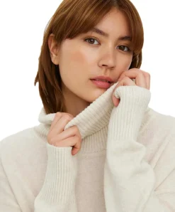 Vero Moda Strickpullover Doffy mit Rollkragen in Beige