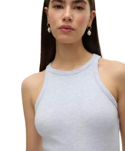 Vero Moda Tanktop Chloe in Hellgrau