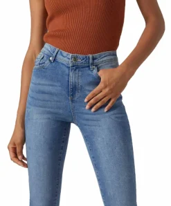 Vero Moda Tanya Jeans Skinny fit in Mittelblau