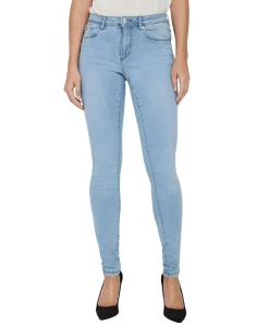 Vero Moda Tanya Jeans Skinny fit in hellblauer Waschung