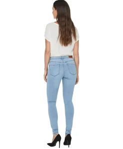 Vero Moda Tanya Jeans Skinny fit in hellblauer Waschung