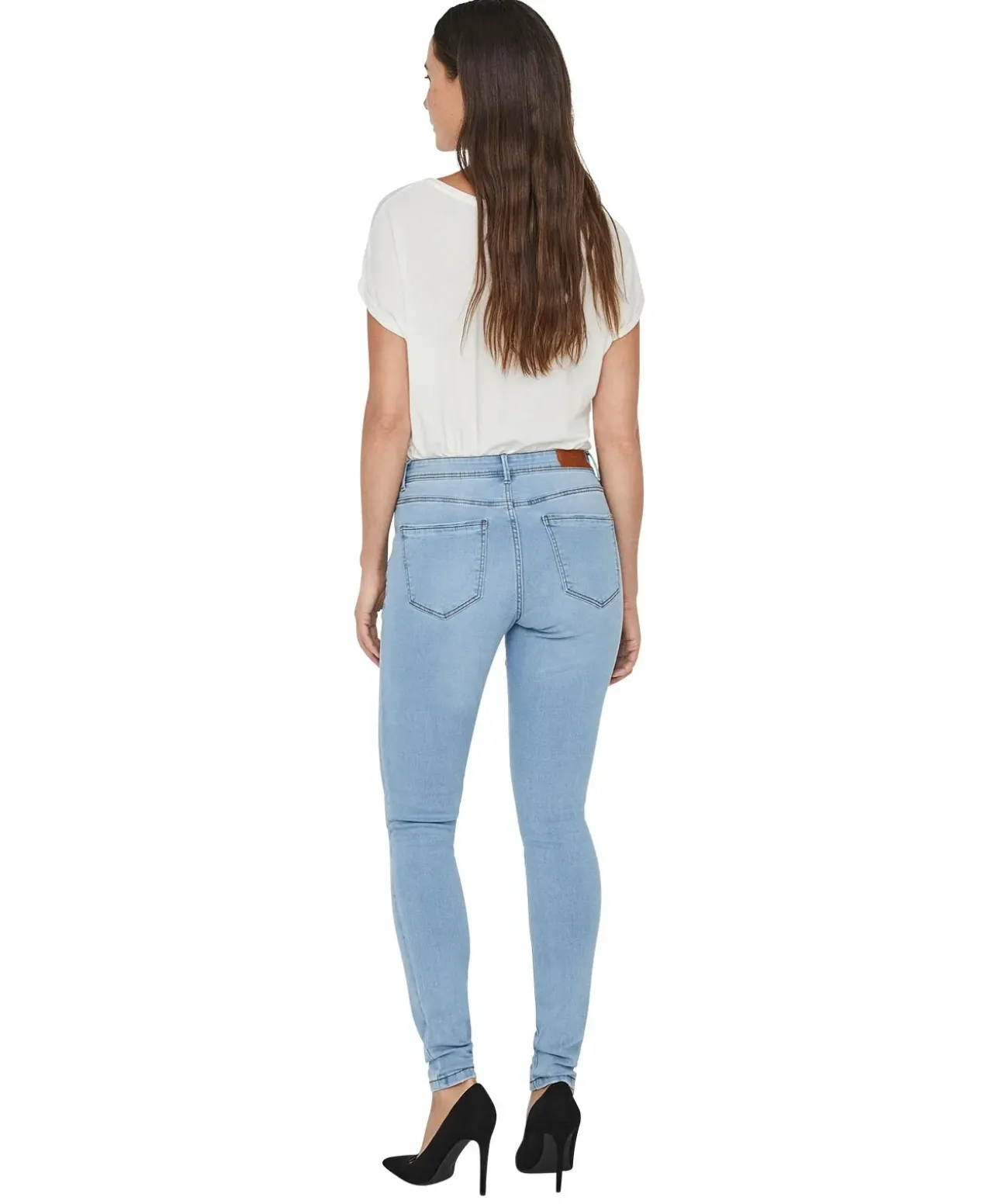 Vero Moda Tanya Jeans Skinny fit in hellblauer Waschung