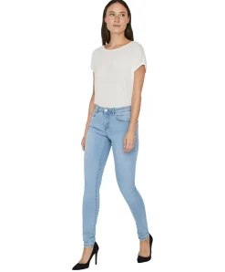 Vero Moda Tanya Jeans Skinny fit in hellblauer Waschung