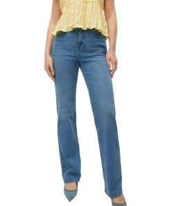 Vero Moda Tessa Jeans in Mittelblau mit Straight Fit