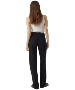 Vero Moda Tessa Jeans mit hoher Taille in Schwarz