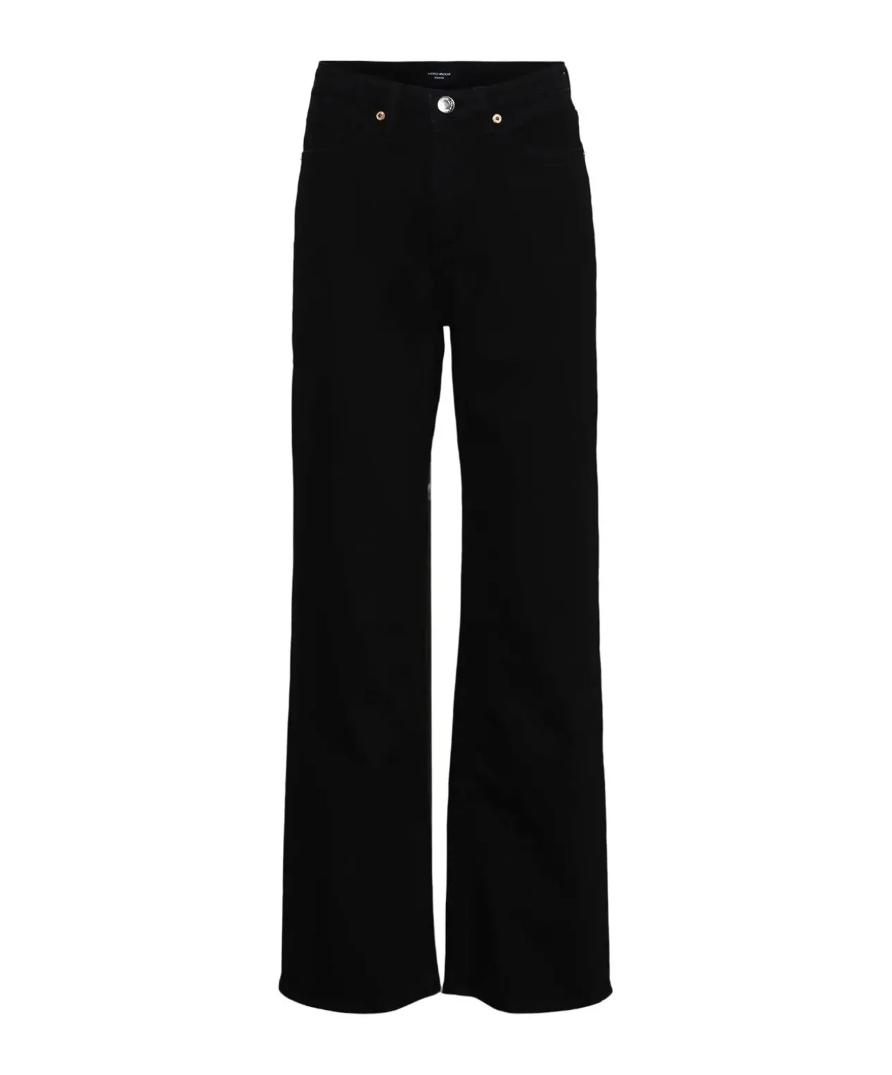 Vero Moda Tessa Jeans mit hoher Taille in Schwarz