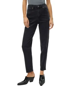 Vero Moda Tessa Mom Jeans in Dunkelgrau