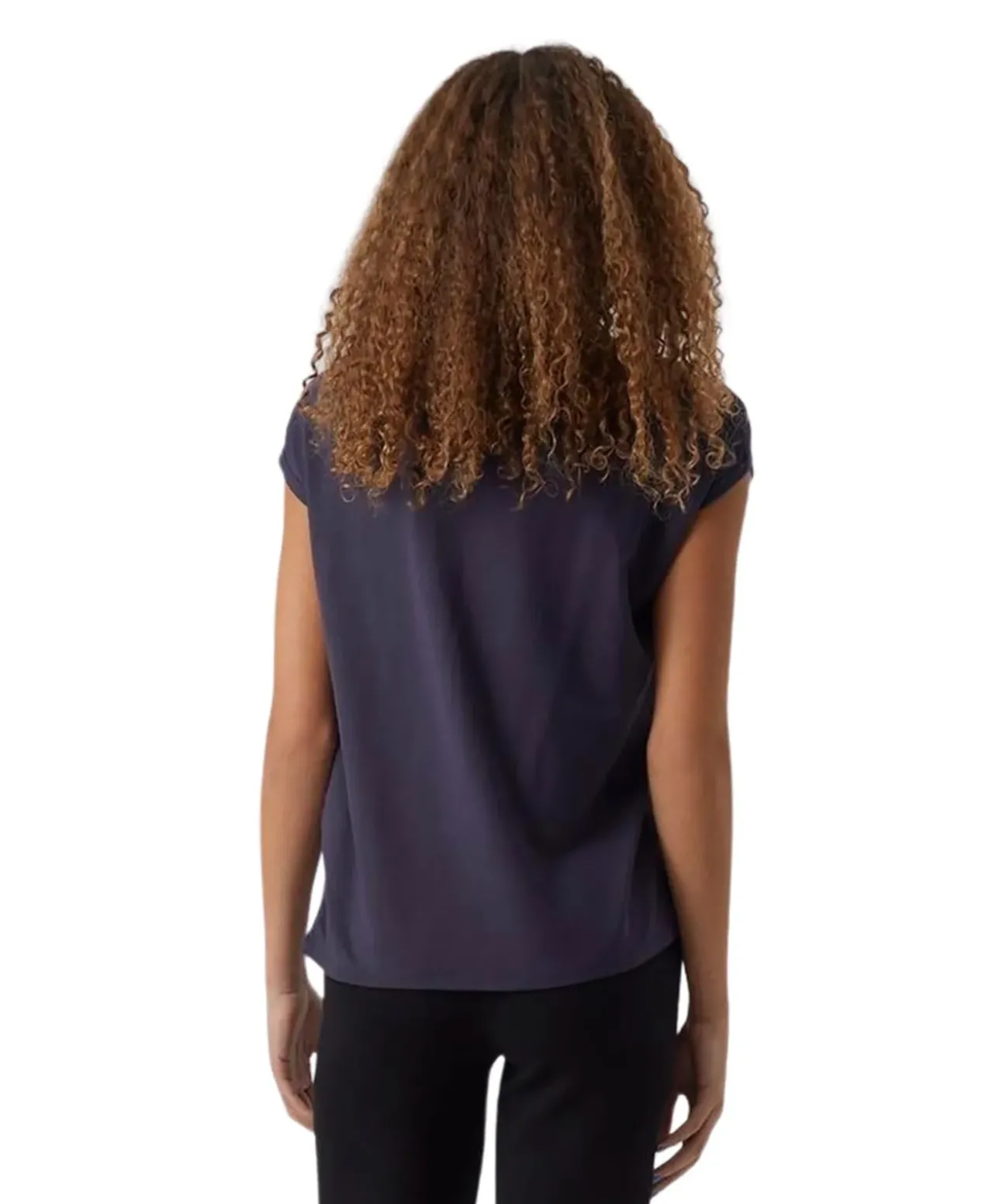 Vero Moda T-Shirt AVA mit Rundhals in Night Sky