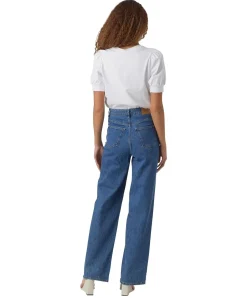 Vero Moda T-Shirt Kerry mit Rundhals in Weiß