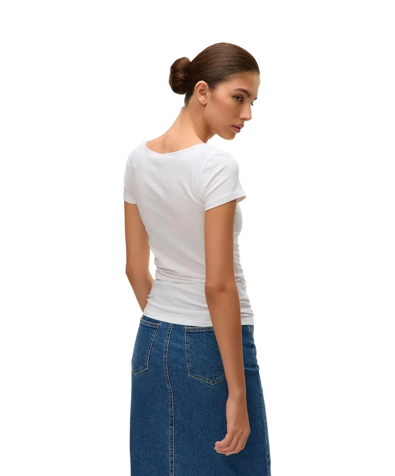 Vero Moda T-Shirt Maxi My Soft in weiß