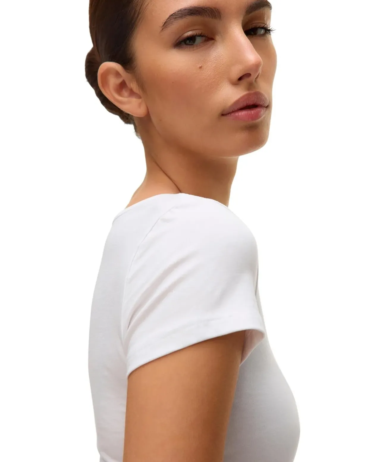 Vero Moda T-Shirt Maxi My Soft in weiß