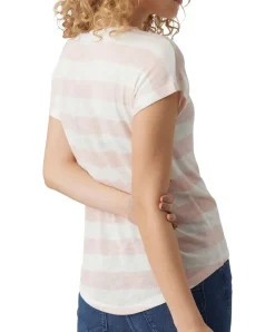 Vero Moda T-Shirt Wide Stripe mit Rundhals in Streifenoptik