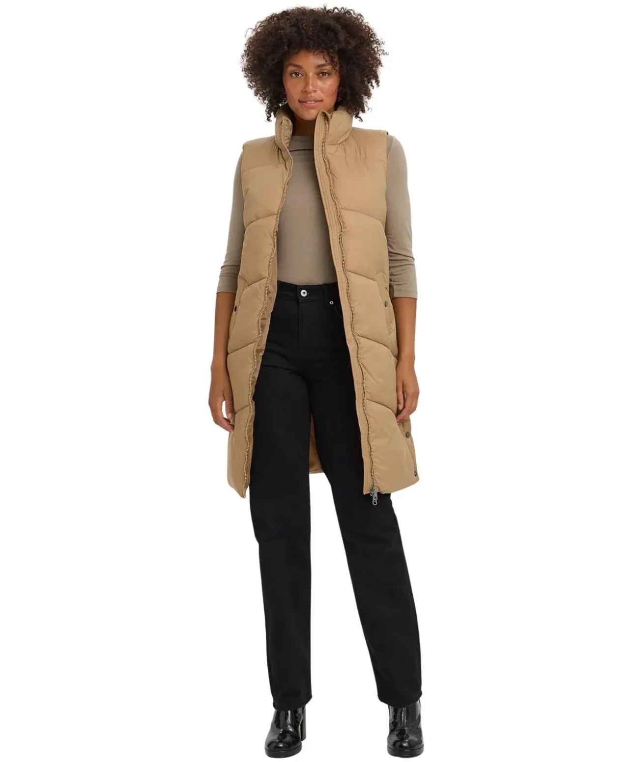 Vero Moda Weste Uppsala Curve in Tigers Eye
