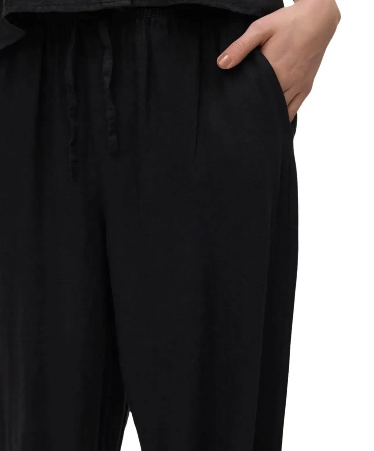 Vero Moda Wide Leg Hose Linn in Schwarz