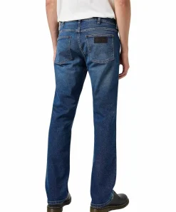 Wrangler Bootcut Jeans Horizon in Mittelblau