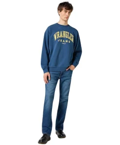 Wrangler Bootcut Jeans Horizon in Mittelblau