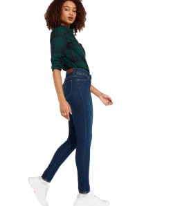 Wrangler Damen Jeans mit High Waist in Night Blue