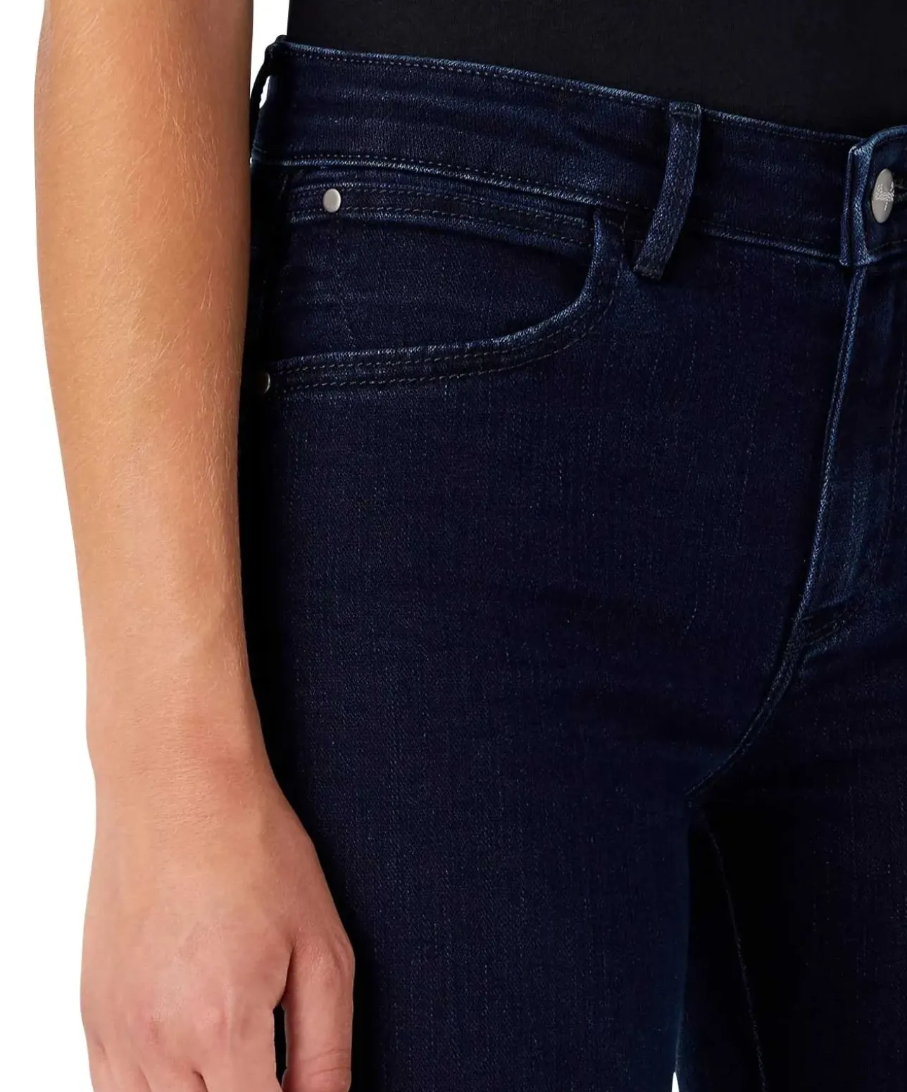 Wrangler Damen Jeans Straight Fit Body Bespoke in Blue Black