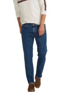 Wrangler Greensboro - Darkstone Jeans mit geradem Bein