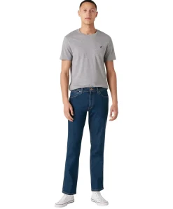 Wrangler Greensboro - Darkstone Jeans mit geradem Bein