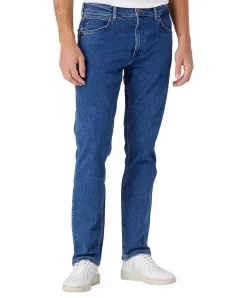 Wrangler Greensboro Jeans Straight Fit in Stonewash