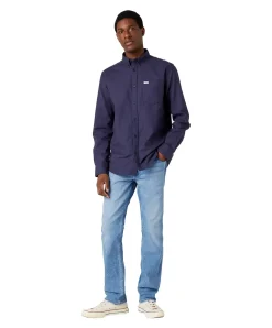 Wrangler Greensboro Jeans Straight Fit in Hellblau