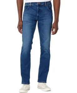 Wrangler Greensboro Jeans in blauem Low-Stretch-Denim