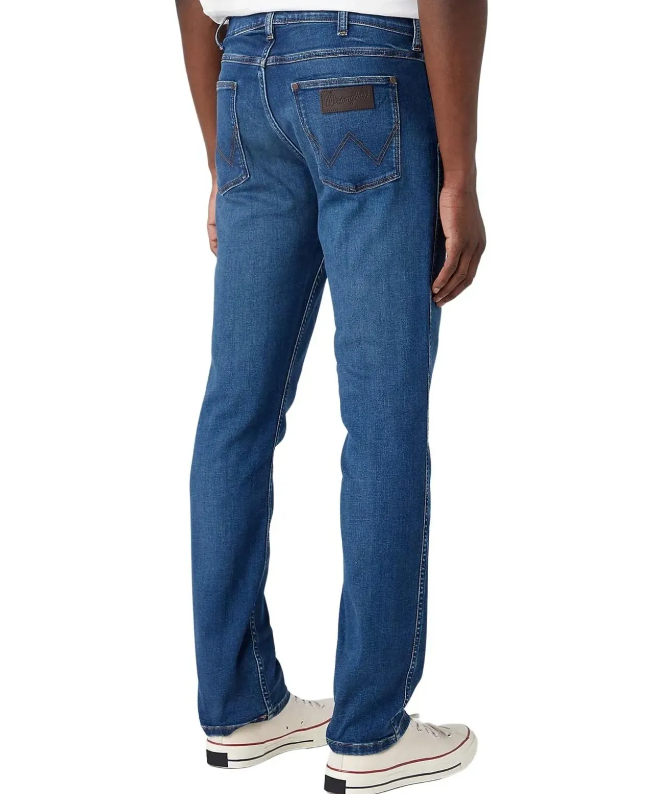 Wrangler Greensboro Jeans in blauem Low-Stretch-Denim