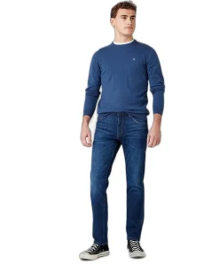 Wrangler Greensboro Jeans in indigoblauer Waschung