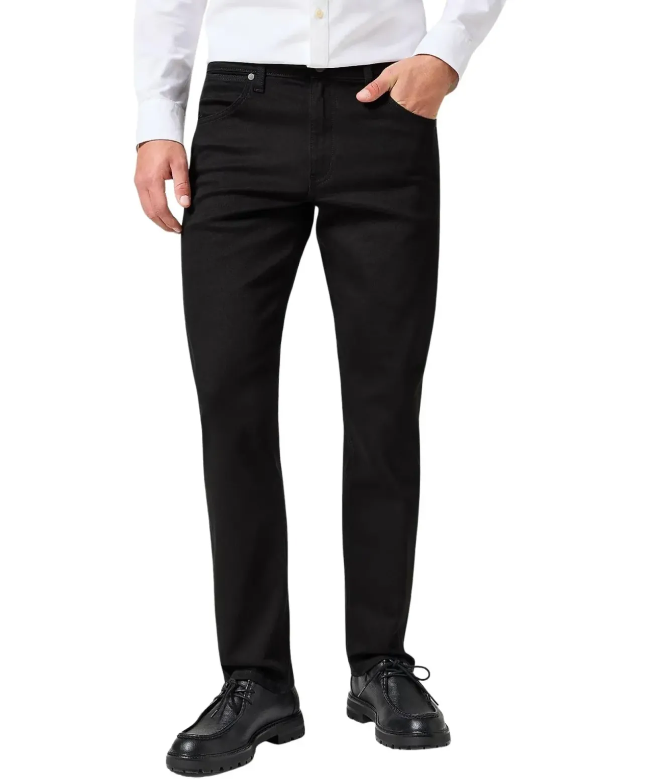 Wrangler Greensboro Jeans Regular Fit in Schwarz
