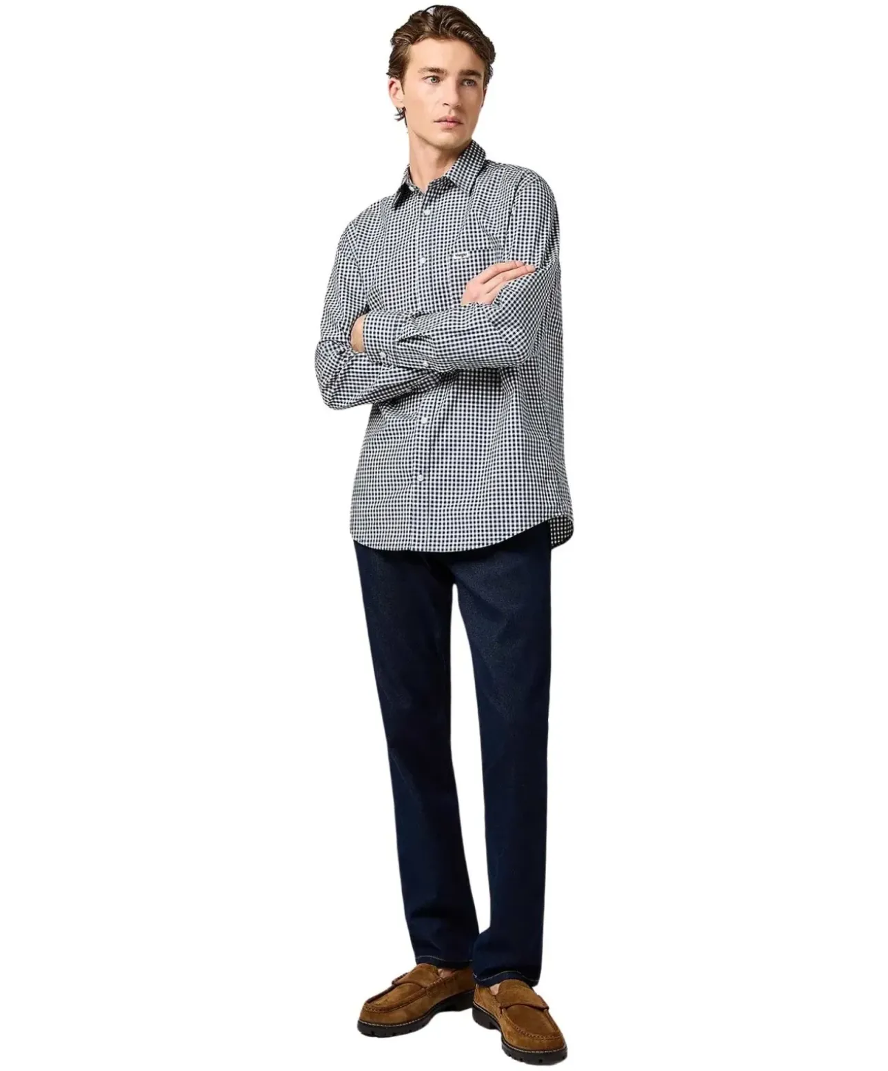 Wrangler Greensboro Jeans Straight Fit in Rinswash