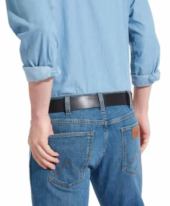 Wrangler Gürtel Kabelbuckle Belt in Black