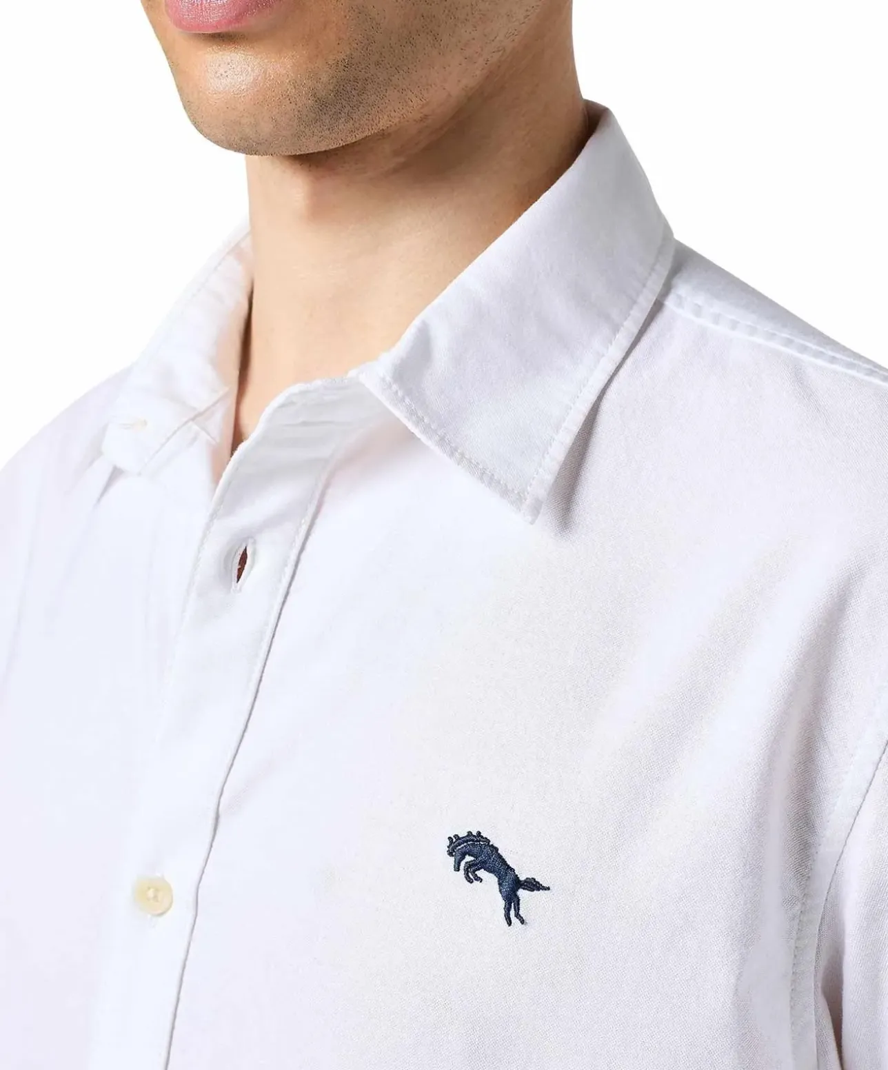 Wrangler Hemd in weiß mit einer Brusttasche