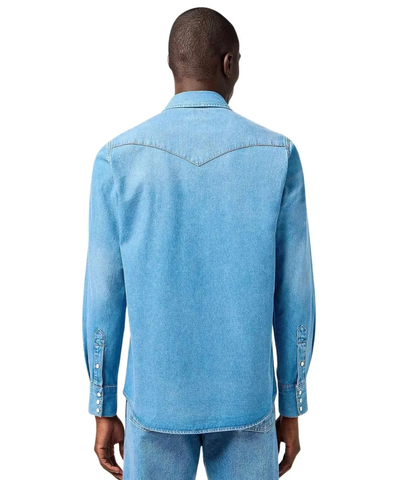 Wrangler Hemd Western Shirt in Stonewash