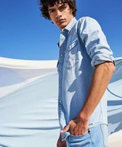 Wrangler Hemd Western Shirt in Stonewash
