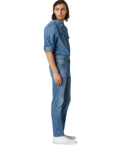Wrangler Herren Jeans Original Slim in blauem 3 Years