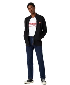 Wrangler Herren Jeans Texas Slim in dunkelblauem Cross Game