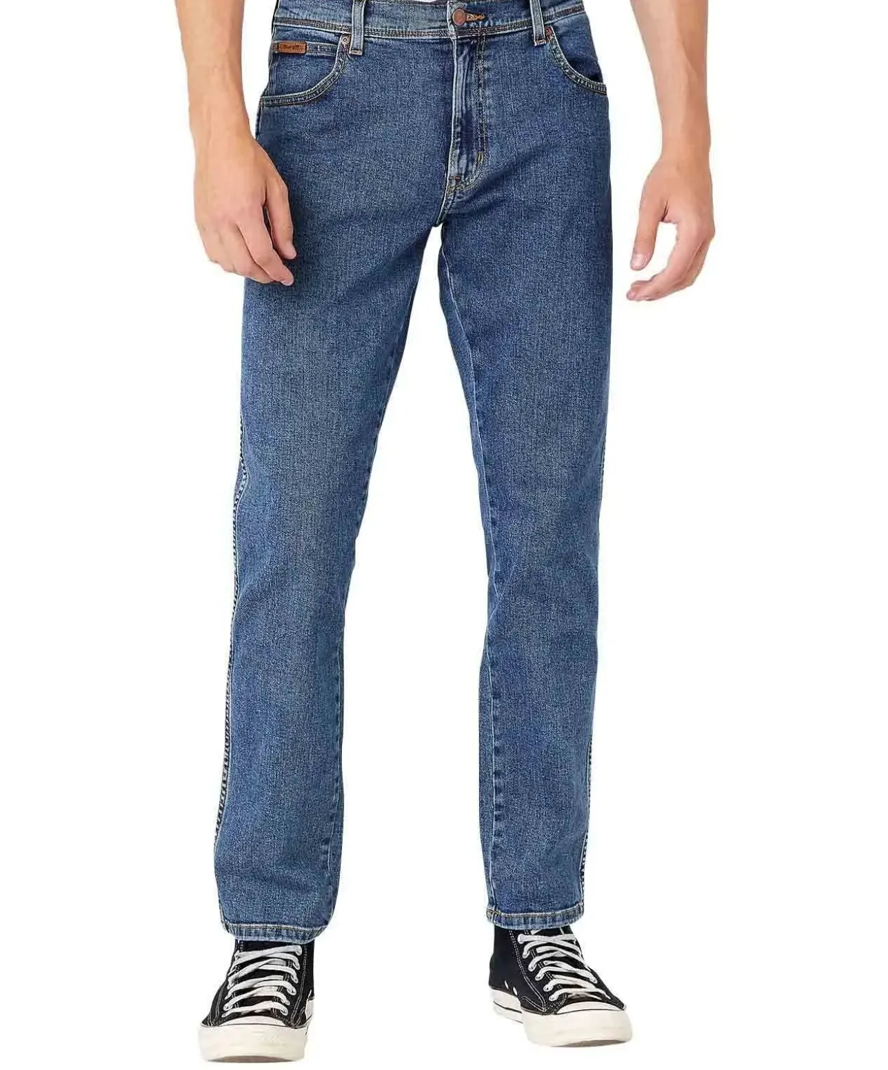 Wrangler Herren-Jeans Texas Slim in Stonewash