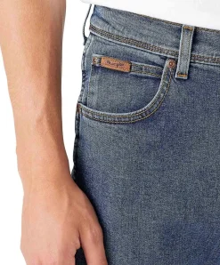 Wrangler Herren-Jeans Texas Slim in Stonewash