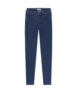 Wrangler High Jeans Skinny Fit in Dunkelblau